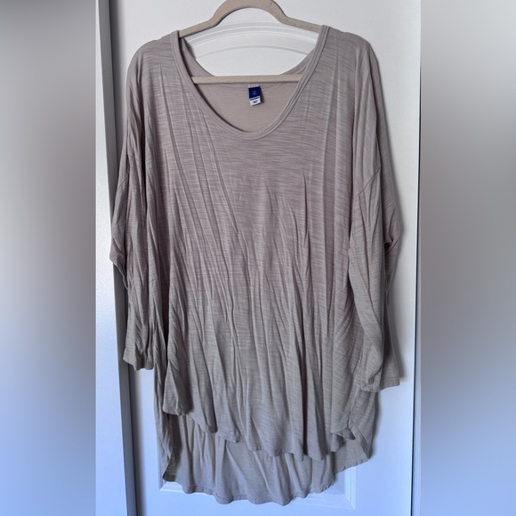 Old Navy Taupe Tunic Top - Picture 1 of 2